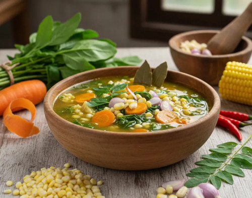 Cara Membuat Sayur Menir Jagung yang Sehat dan Bergizi untuk Sarapan Pagi cover